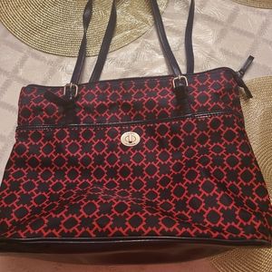 Tommy Hilfiger Red & Navy Tote Bag